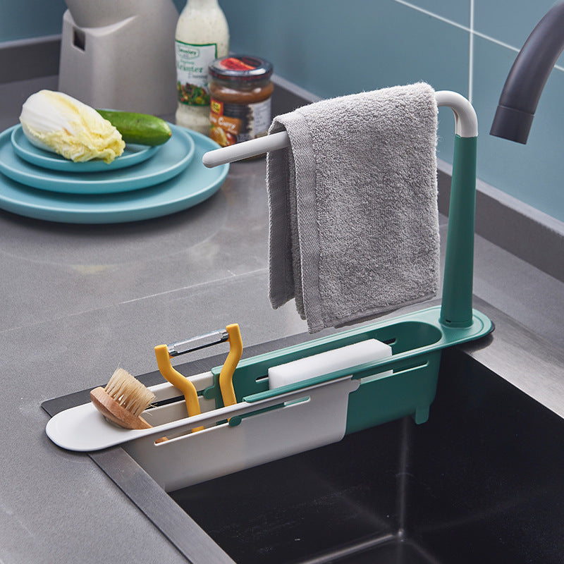 Sink Shelf Rag Rack