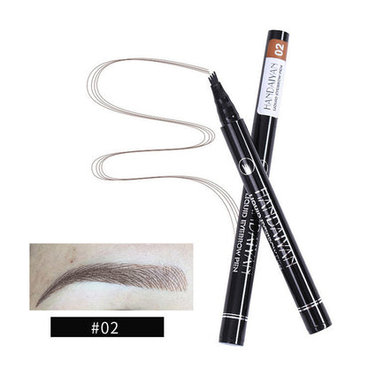 Four-head Eyebrow Pencil Liquid Eyebrow Pencil Tattoo Eyebrow Pencil Eyebrow Pencil 4-head Eyebrow Pencil Four-jaw Eyebrow Pencil