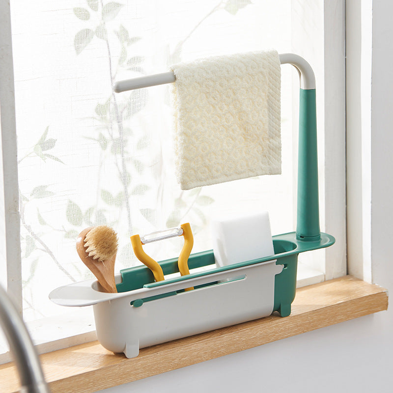 Sink Shelf Rag Rack