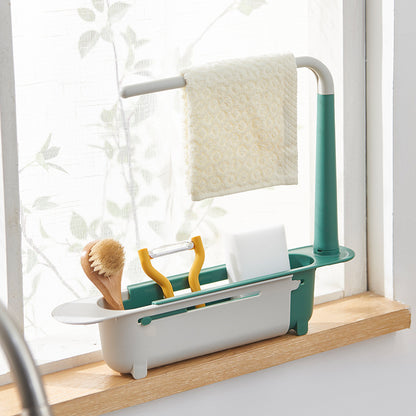 Sink Shelf Rag Rack